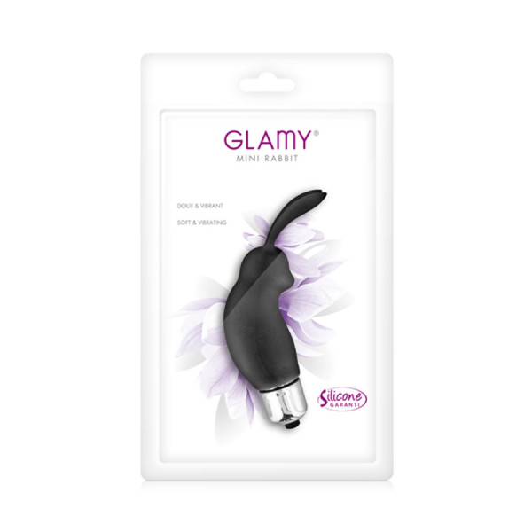 Stimulateur de clitoris vibrant noir rabbit 